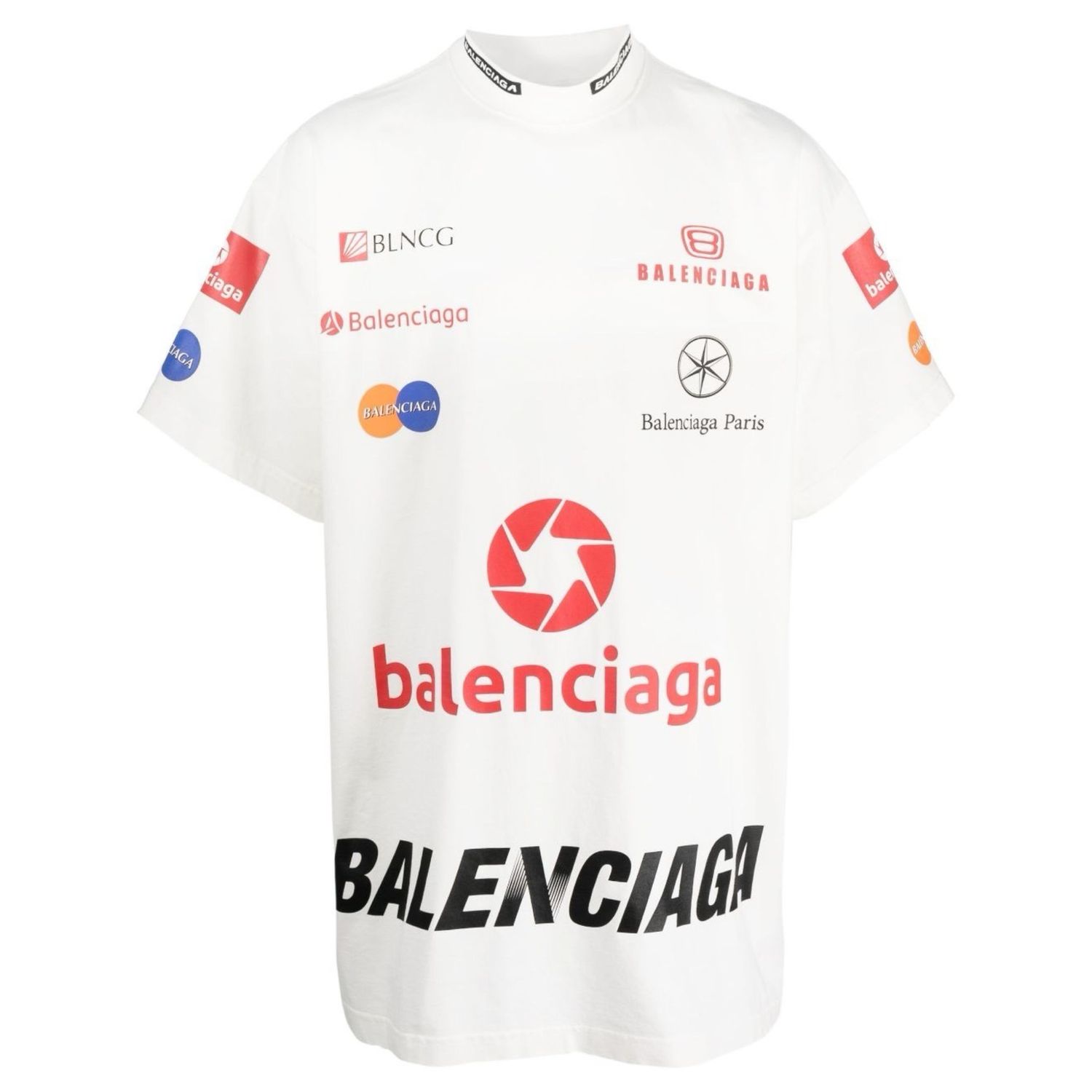 BALENCIAGA Top League T-shirt White