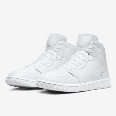 Air Jordan 1 Mid Triple white