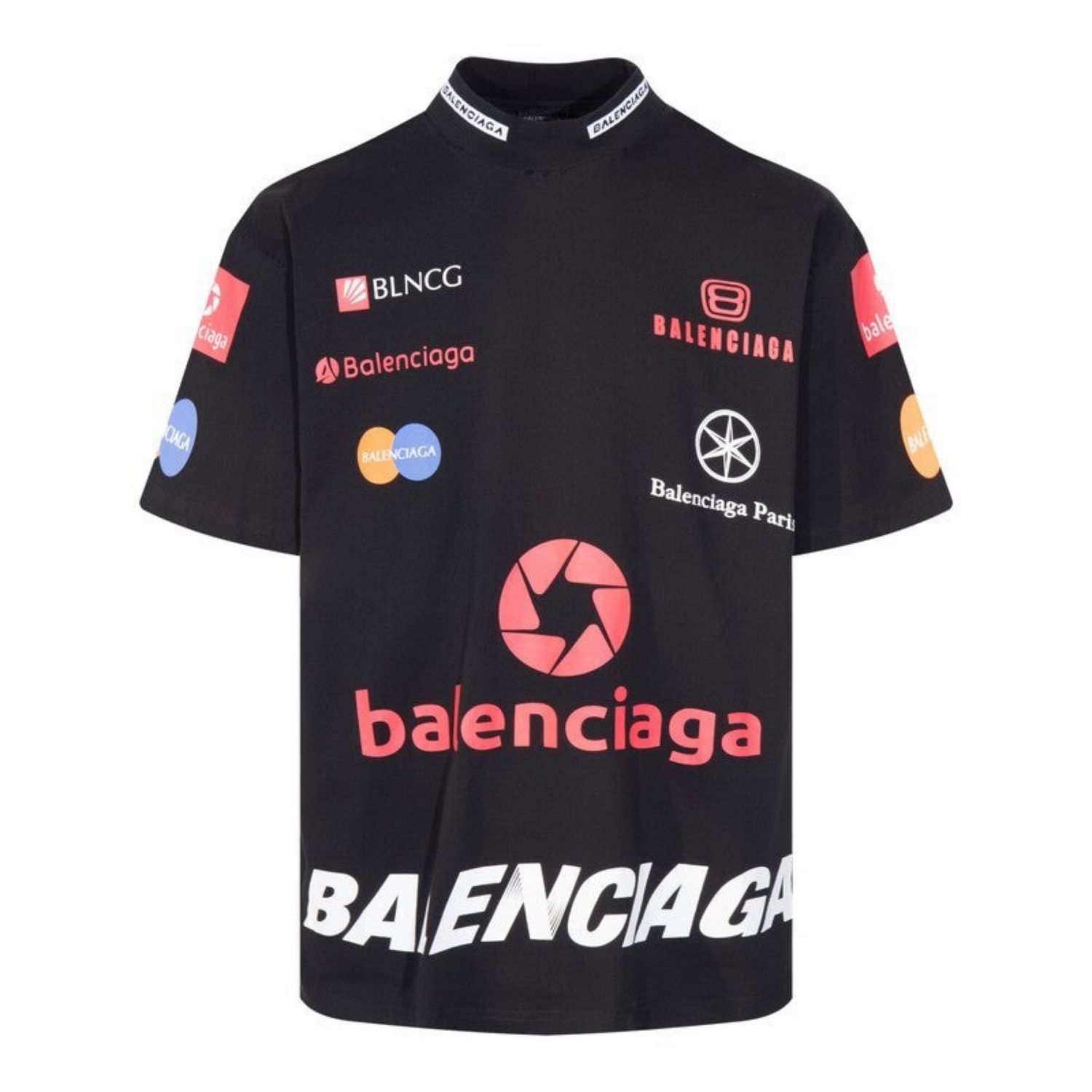 BALENCIAGA Top League T-shirt Black