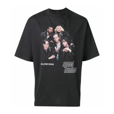 BALENCIAGA SPEEDHUNTERS PRINT TEE BLACK
