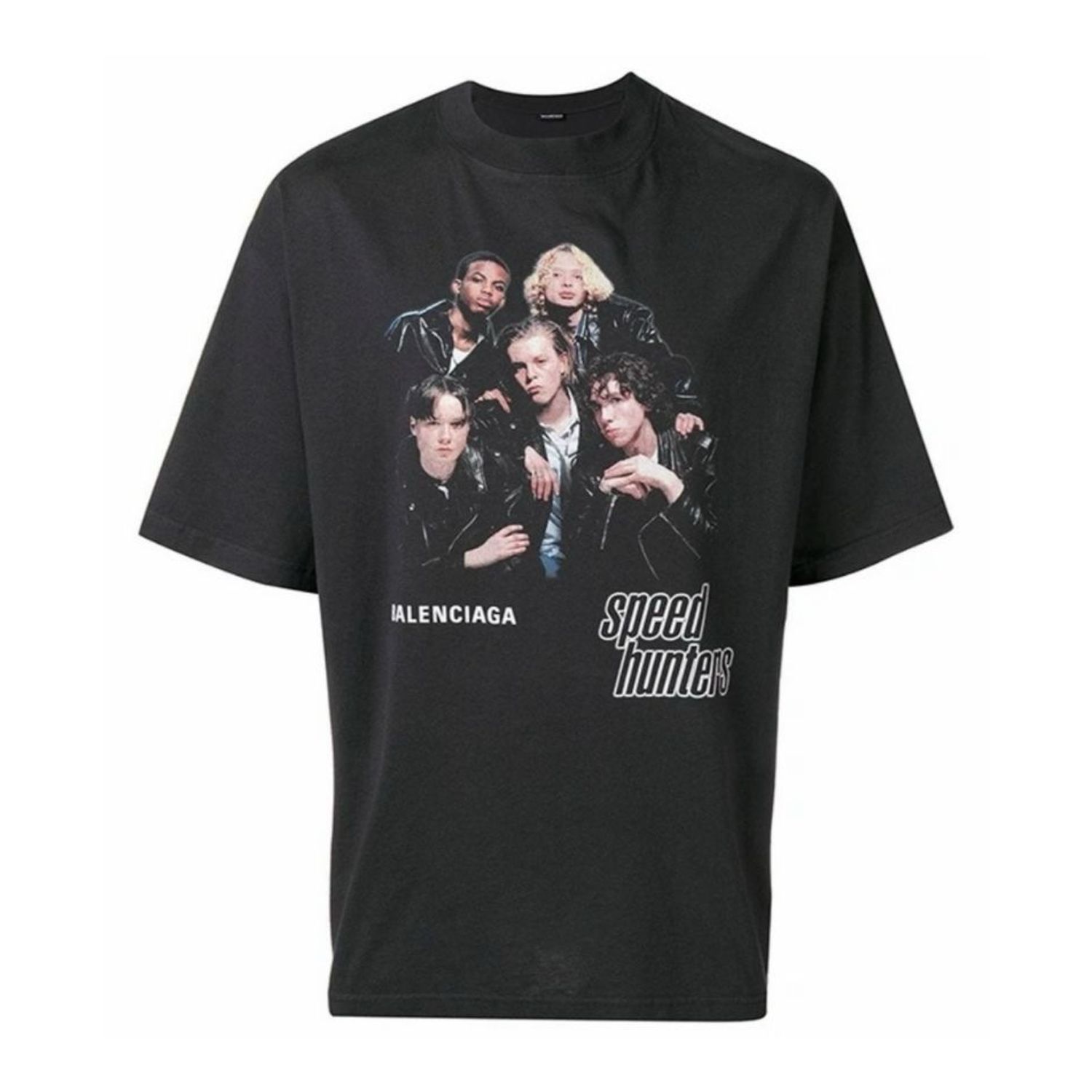 BALENCIAGA SPEEDHUNTERS PRINT TEE BLACK