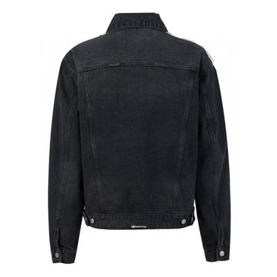 Balenciaga x Adidas denim Jacket Black 