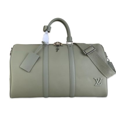 Louis Vuitton Keepall Bandoulière 50 Bag Grey