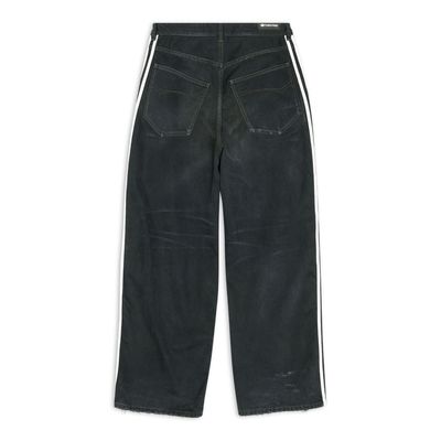 Balenciaga X Adidas Striped Logo Track Pants - Black