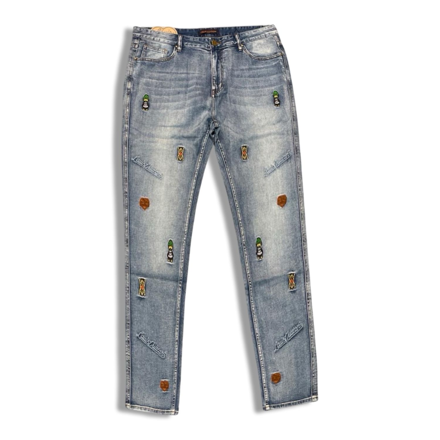 Louis Vuitton x Nigo Intarsia Jacquard LV²  Jeans