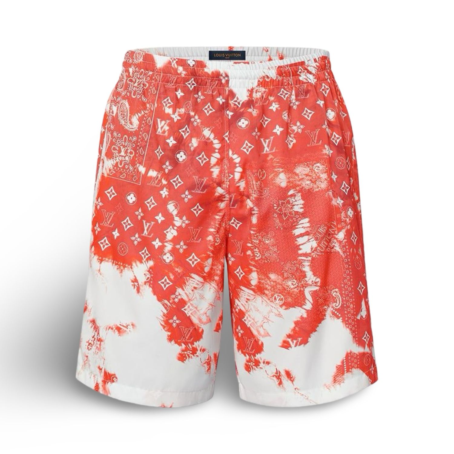 Louis Vuitton Bandana Board Swim Shorts Orange