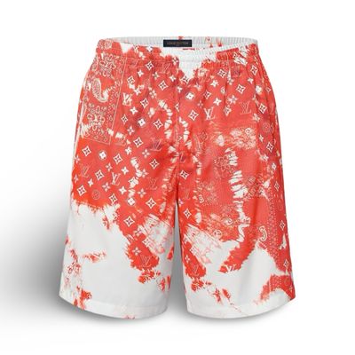 Louis Vuitton Bandana Board Swim Shorts Orange