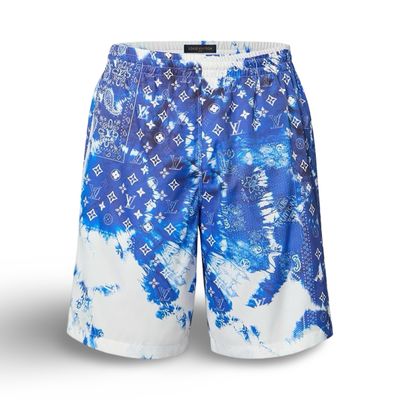 Louis Vuitton Bandana Board Swim Shorts Blue