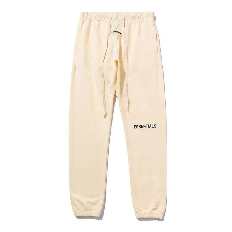 FOG ESSENTIALS TRACK PANTS DARK HEATHER CREAM