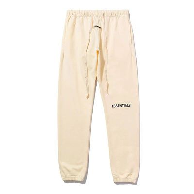 FOG ESSENTIALS TRACK PANTS DARK HEATHER CREAM