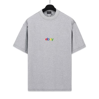 Balenciaga eBay cotton T-shirt grey