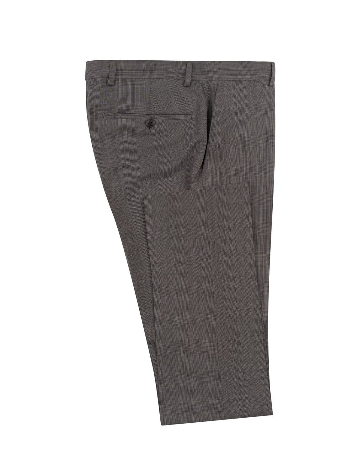 Sacoor Essenciais calça slim fit castanha