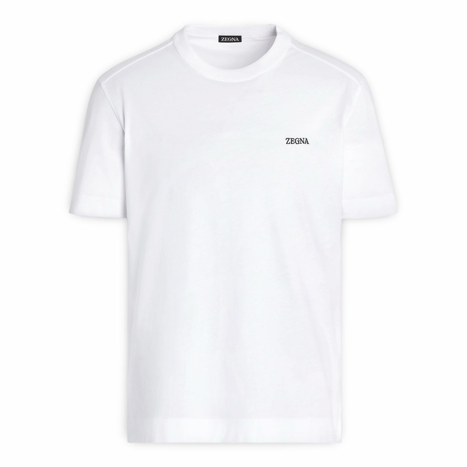 Zegna Logo cotton T-shirt white