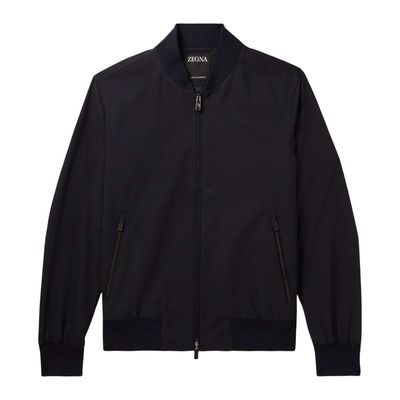 Zegna ELEMENTS WOOL BOMBER Black