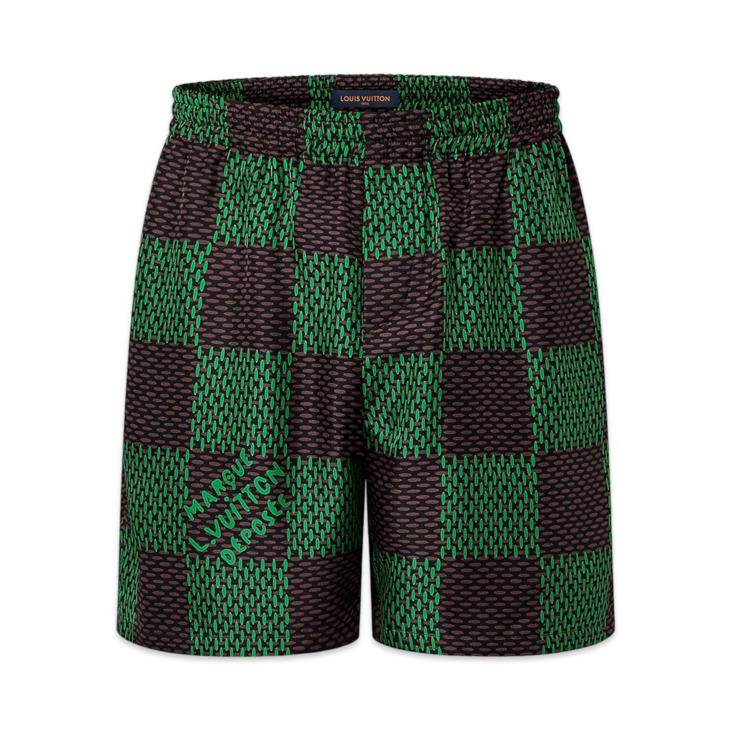 Louis Vuitton Damier Silk Shorts