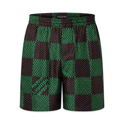 Louis Vuitton Damier Silk Shorts