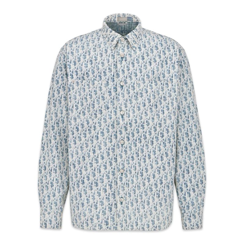 Dior Cotton Jeans Kasuri Dior Oblique blue and white Dior Cotton Jeans Kasuri Dior Oblique blue and white