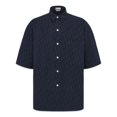 Dior Short-Sleeved Overshirt Blue navy 