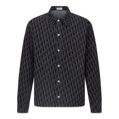Dior Long-Sleeved Overshirt Blue navy 