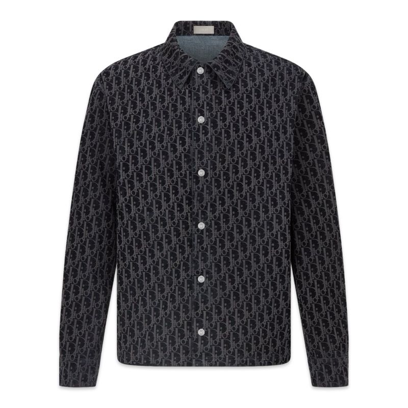 Dior Long-Sleeved Overshirt Blue navy Dior Long-Sleeved Overshirt Blue navy
