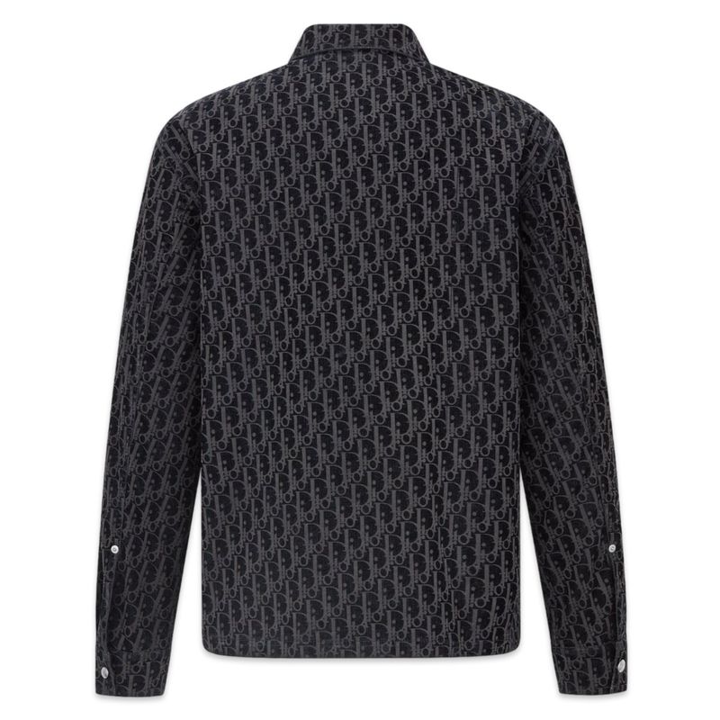 Dior Long-Sleeved Overshirt Blue navy 