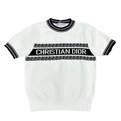 Dior short sleeve knitted cardigan 
