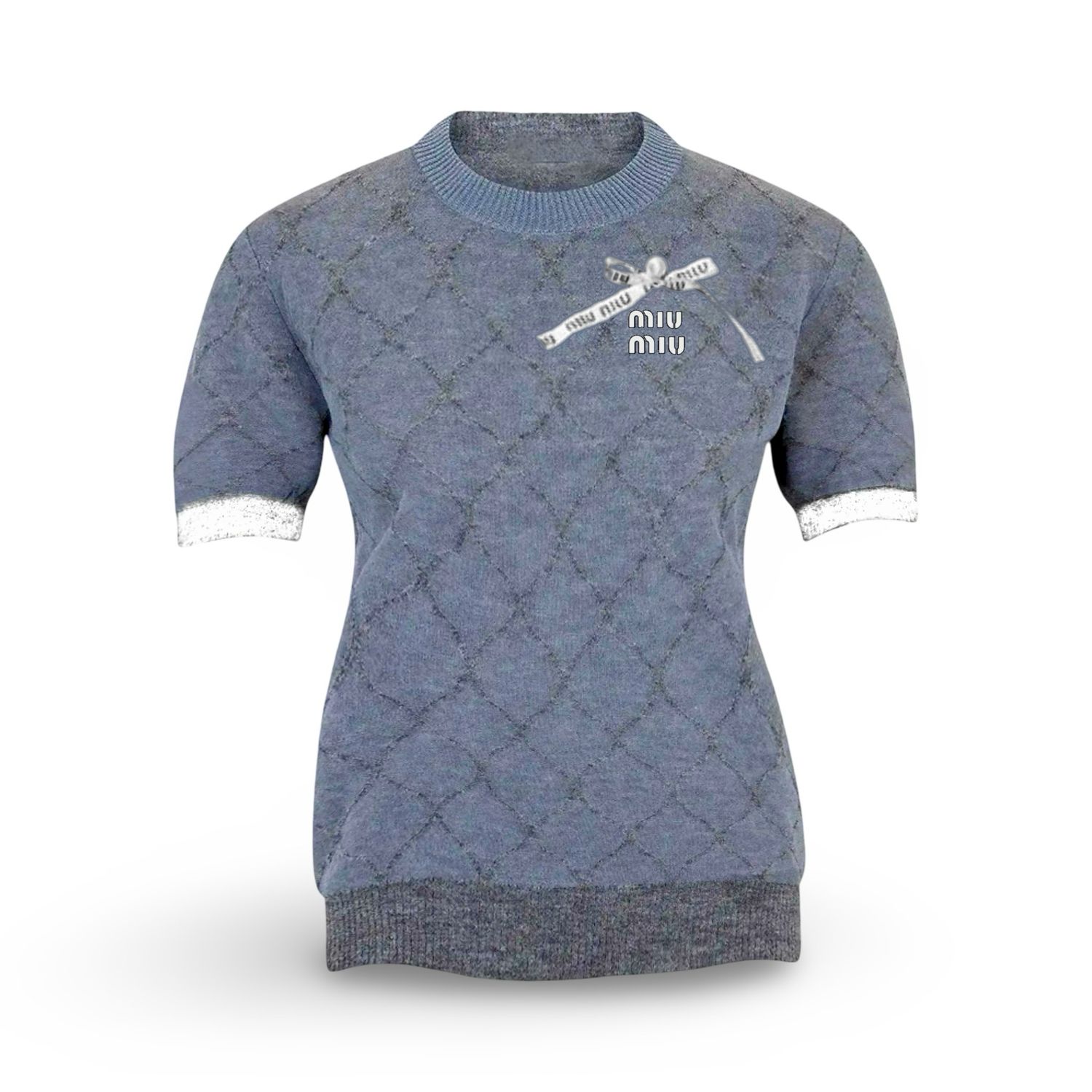 Miu Miu short sleeve cashimir shirt