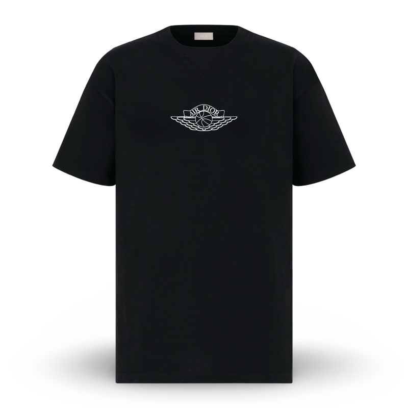 Dior x Jordan Wings T-shirt Black Dior x Jordan Wings T-shirt Black