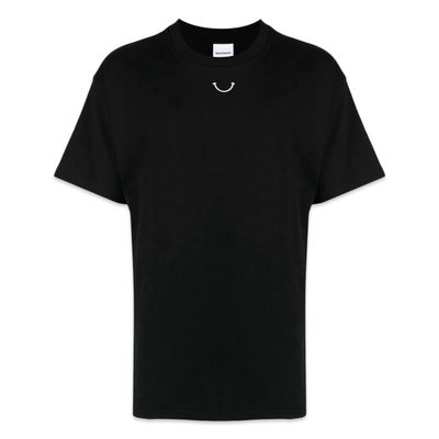 READYMADE - Embroidered Printed Cotton-Jersey T-Shirt - Black