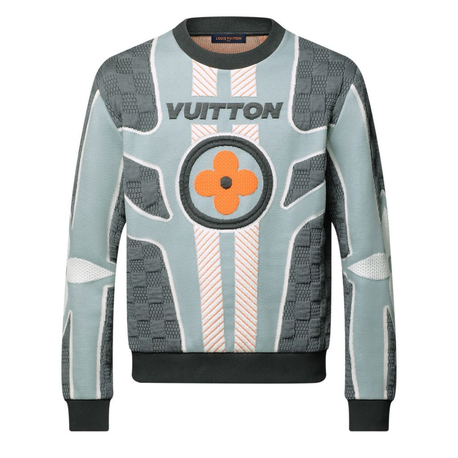 Louis Vuitton Quilted Cotton Blend Crewneck