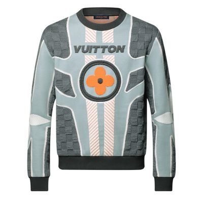 Louis Vuitton Quilted Cotton Blend Crewneck