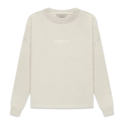 Fear of God ESSENTIALS Beige Relaxed Crewneck Sweatshirt
