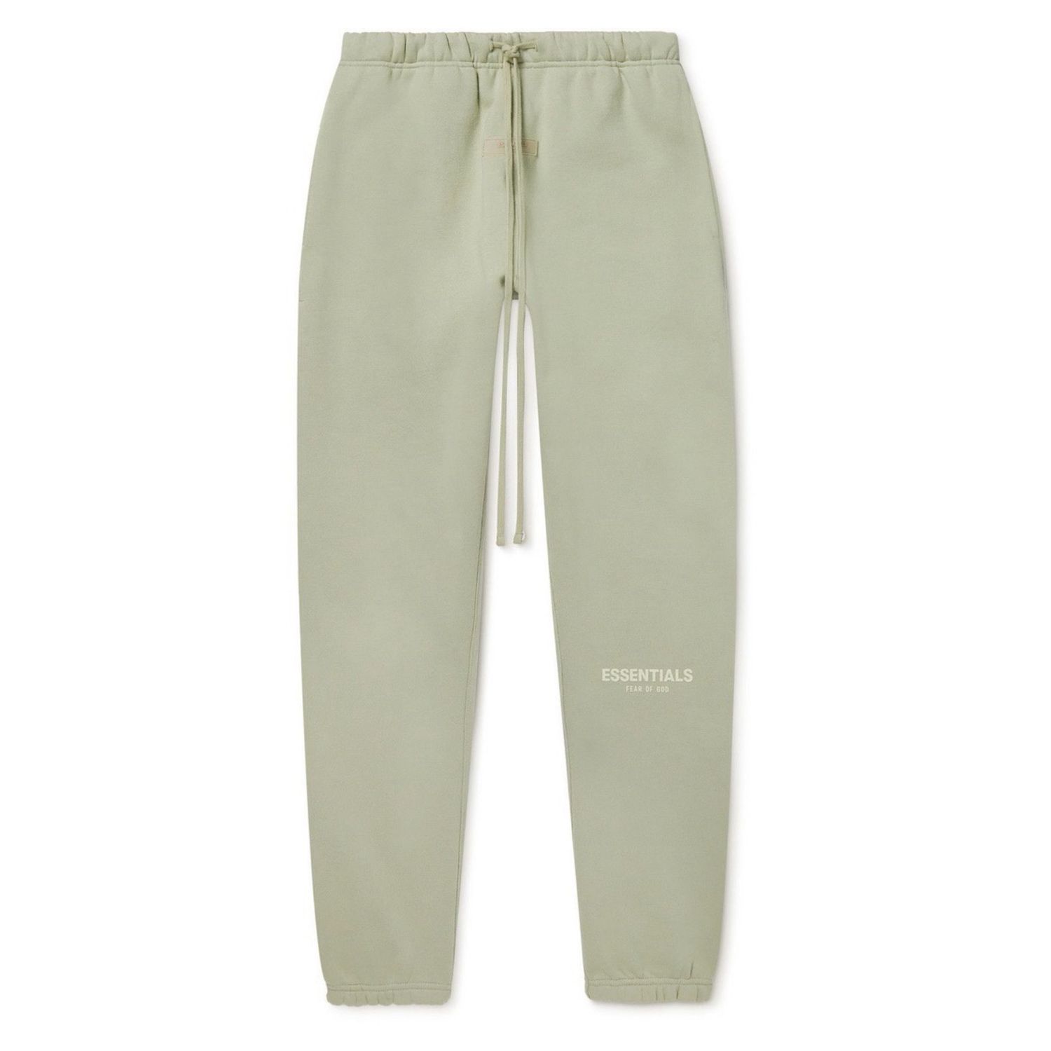 FEAR OF GOD ESSENTIALS  Slim Fit Tapered Logo Sweatpants Green