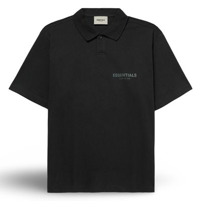  Fear of God Essentials Essentials Black Polo Shirt