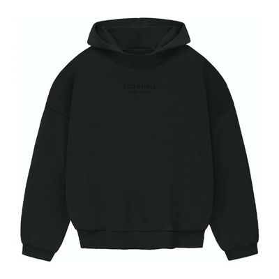 FEAR OF GOD ESSENTIALS FW23 JET BLACK HOODIE