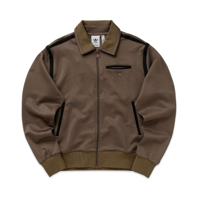Adidas PREM TRACK Jacket BROWN Adidas PREM TRACK Jacket BROWN