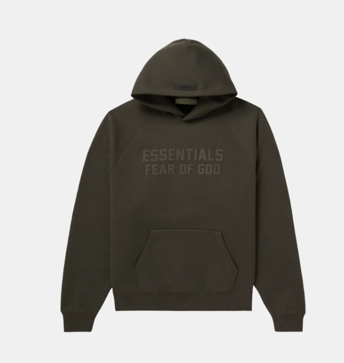 FEAR OF GOD ESSENTIALS HOODIE  BLACK