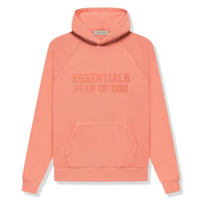 FEAR OF GOD ESSENTIALS HOODIE  CORAL