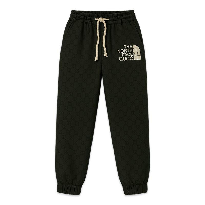 Gucci X North Face Ensemble Pants en toile GG Black Gucci X North Face Ensemble Pants en toile GG Black