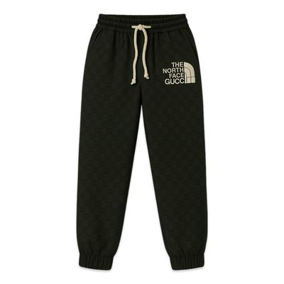 Gucci X North Face Ensemble Pants en toile GG Black