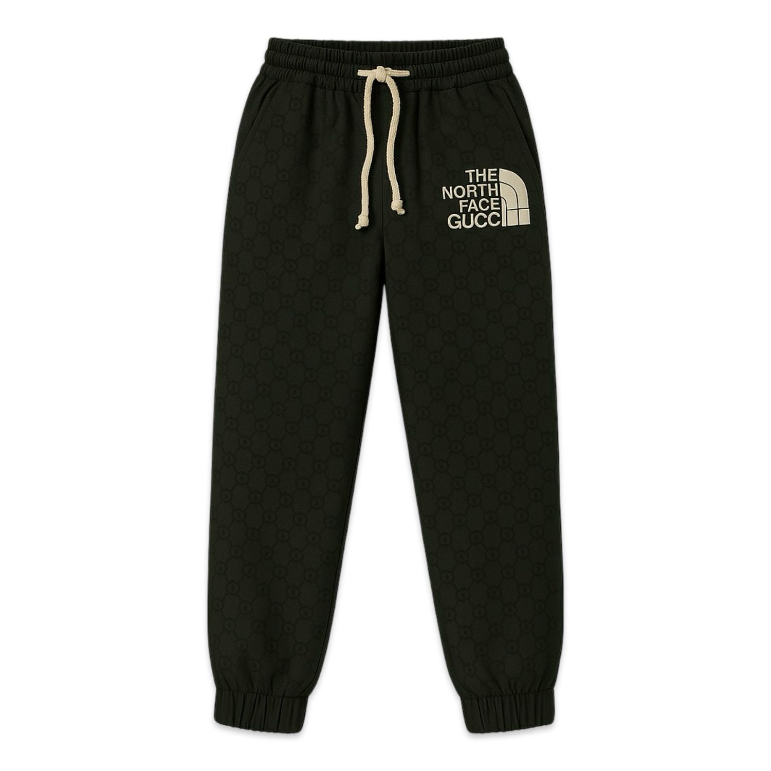 Gucci X North Face Ensemble Pants en toile GG Black