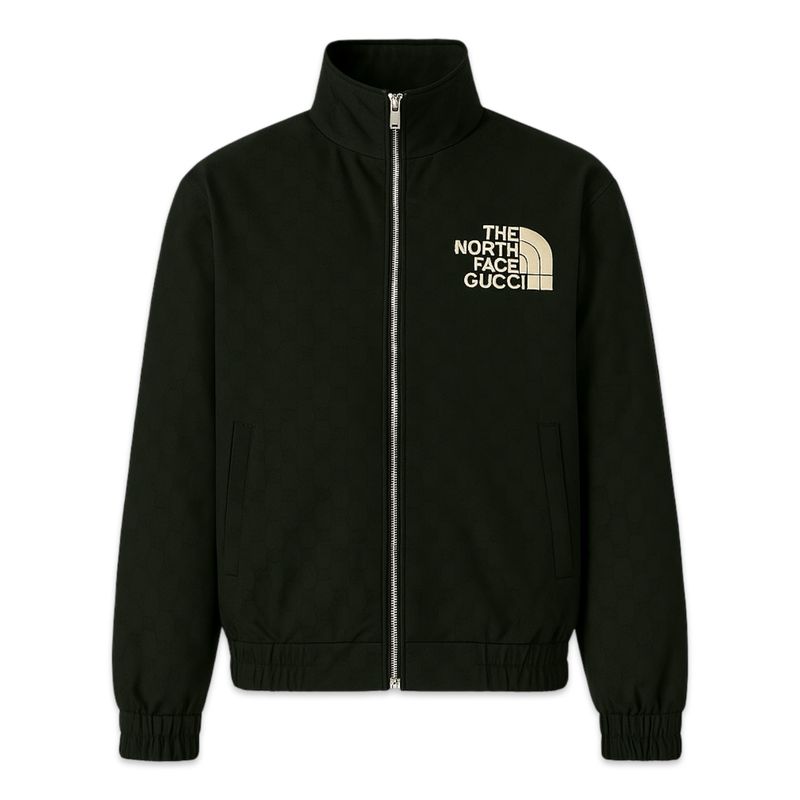 Gucci X North Face Ensemble Jacket en Toile GG Black