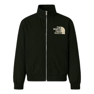 Gucci X North Face Ensemble Jacket en Toile GG Black
