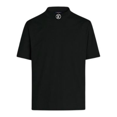 Louis Vuitton Logo LV on Neck T-shirt Black