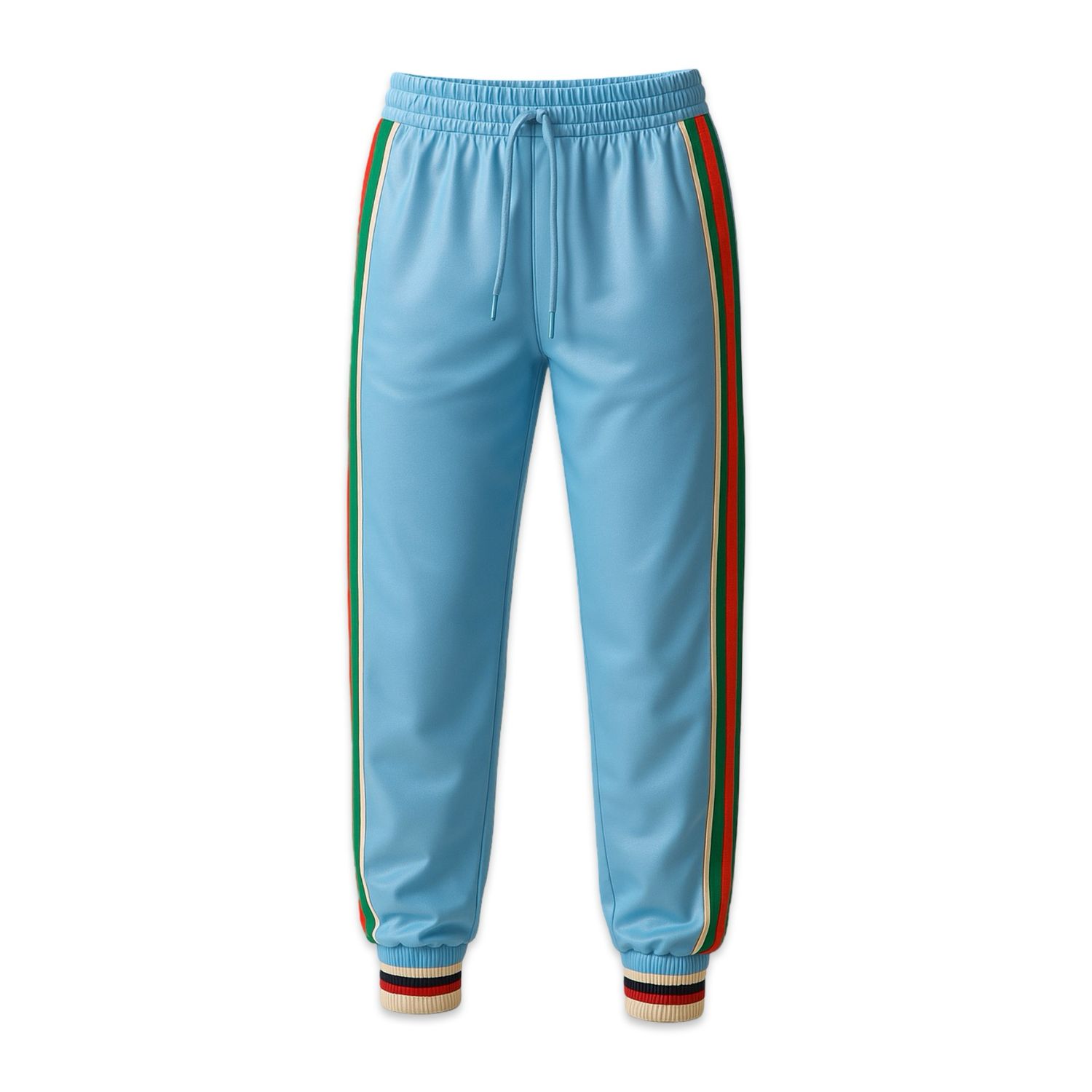 GUCCI GG PATCH TRACK PANT BLUE