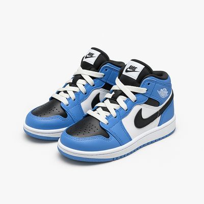 Air Jordan 1 Mid Ice Blue kids