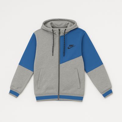 Nike hoodie grey and blue kids