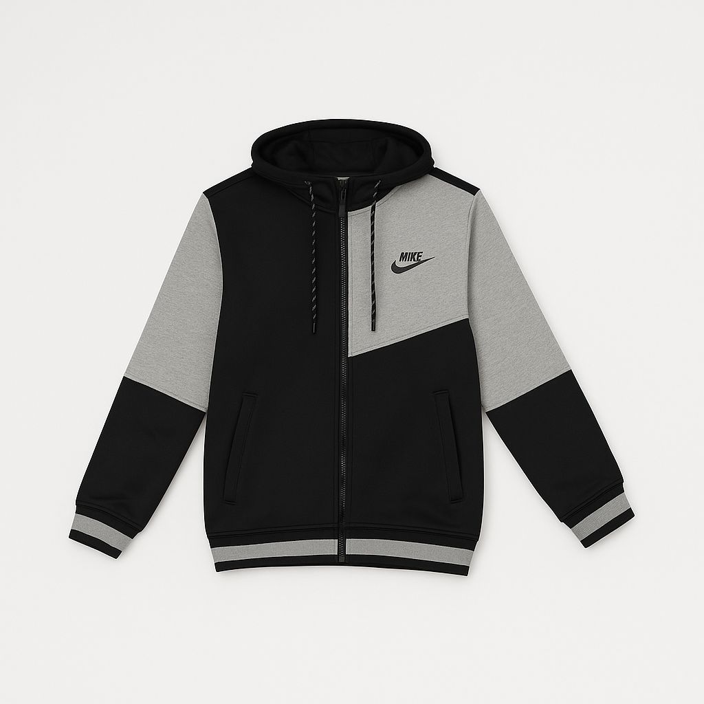 Nike hoodie grey and black kids