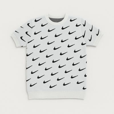 Nike tshirt logo all over kids 