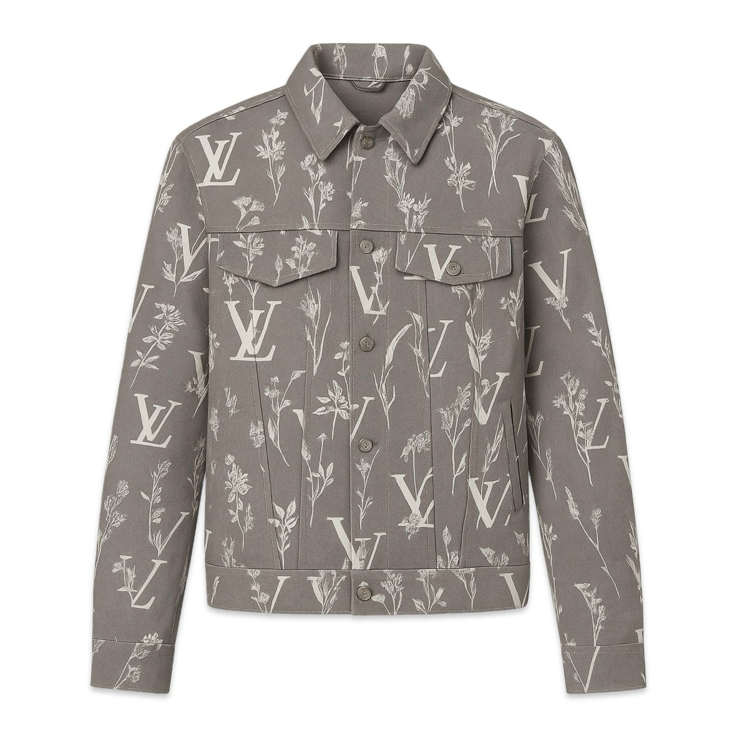 LOUIS VUITTON DNA Leaf Denim Jacket